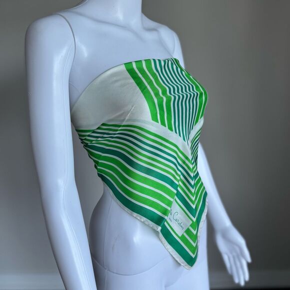 Pierre Cardin 1960’s Mod Retro 100% Silk Scarf - Picture 2 of 7